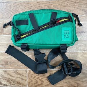 Topo Designs Green Fanny Pack